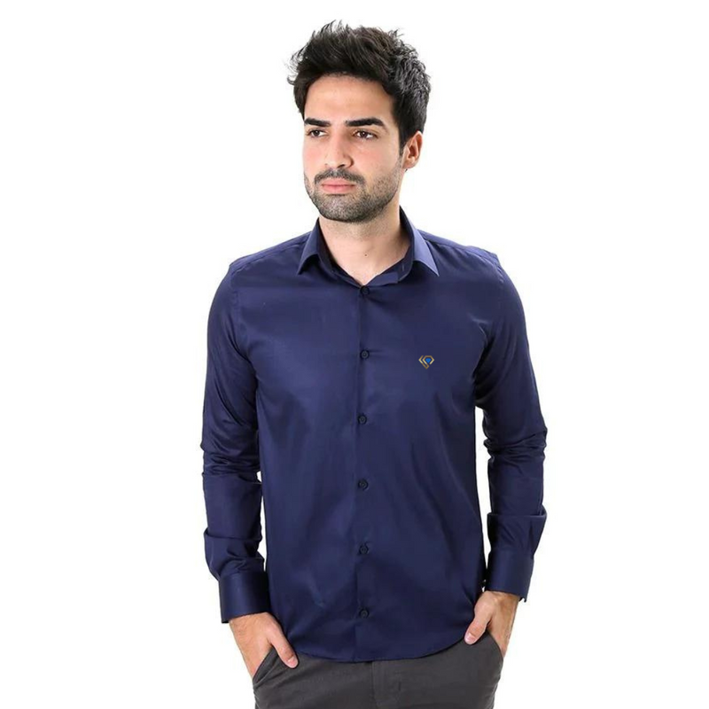 Camisa Manga Longa Patrãozinho Slim Fit Básica Lisa