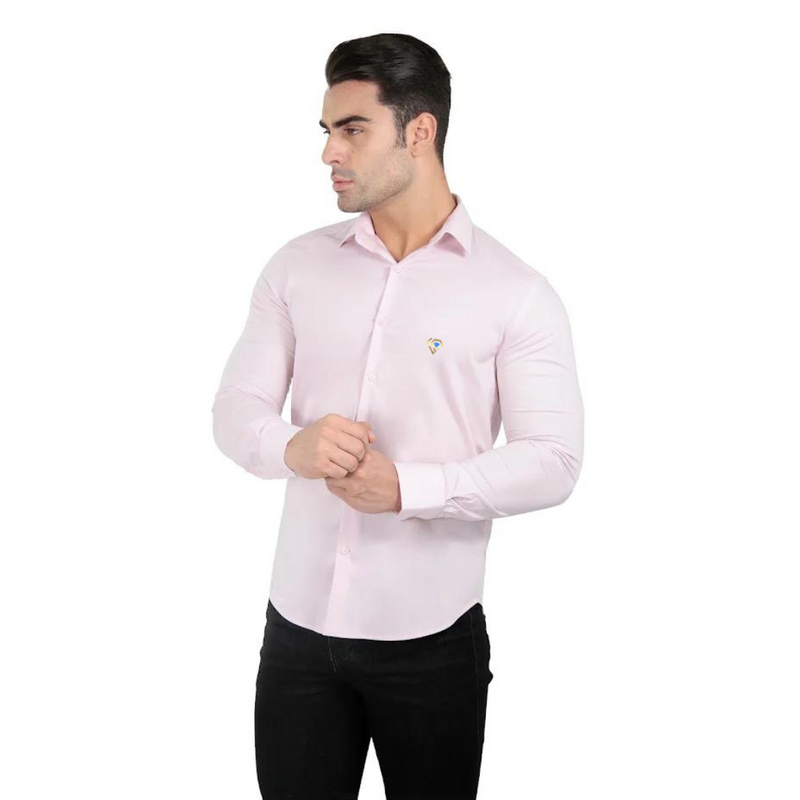 Camisa Manga Longa Patrãozinho Slim Fit Básica Lisa