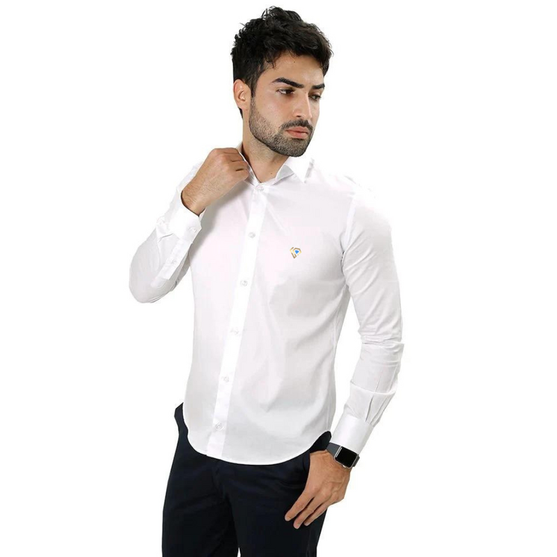 Camisa Manga Longa Patrãozinho Slim Fit Básica Lisa